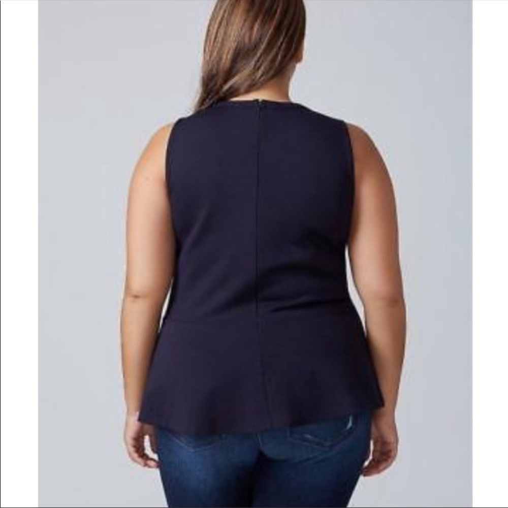 Lane Bryant - Peplum top - Picture 2 of 7